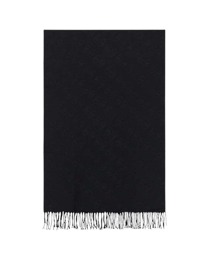 Sciarpa Donna Guess Scarf 70 x 180 4 G Logo Black Multi