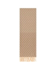 Sciarpa Donna Guess Scarf 60 x 190 4 G Logo Taupe Multi
