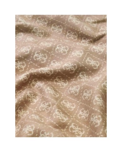 Sciarpa Donna Guess Scarf 60 x 190 4 G Logo Taupe Multi