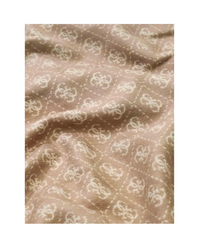Sciarpa Donna Guess Scarf 60 x 190 4 G Logo Taupe Multi