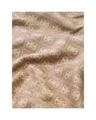 Sciarpa Donna Guess Scarf 60 x 190 4 G Logo Taupe Multi