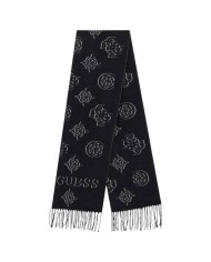 Sciarpa Donna Guess Scarf 60 x 175 4 G Logo Peony Black
