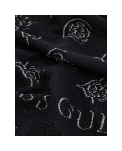 Sciarpa Donna Guess Scarf 60 x 175 4 G Logo Peony Black