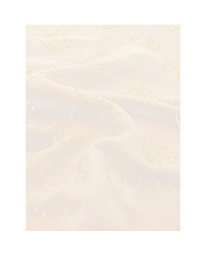 Sciarpa Donna Guess Scarf 60 x 175 4 G Logo Peony Bone White