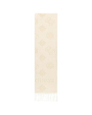 Sciarpa Donna Guess Scarf 60 x 175 4 G Logo Peony Bone White