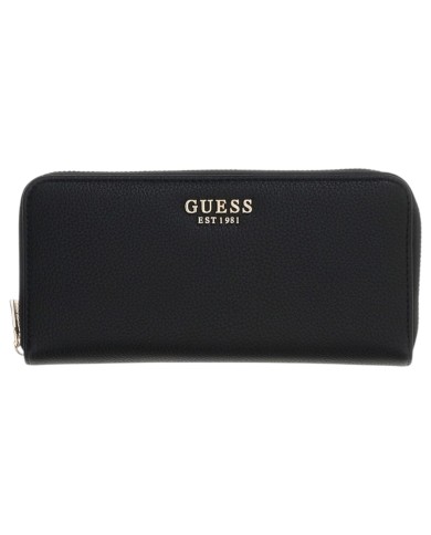 Portafoglio Donna Guess Melody Slg Wallet Leather Black