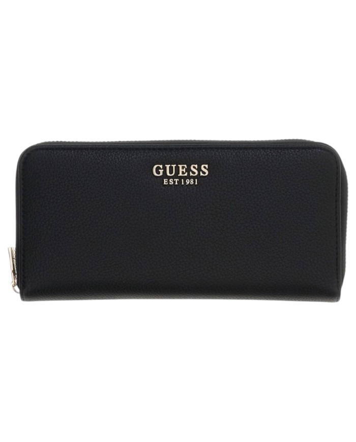 Portafoglio Donna Guess Melody Slg Wallet Leather Black