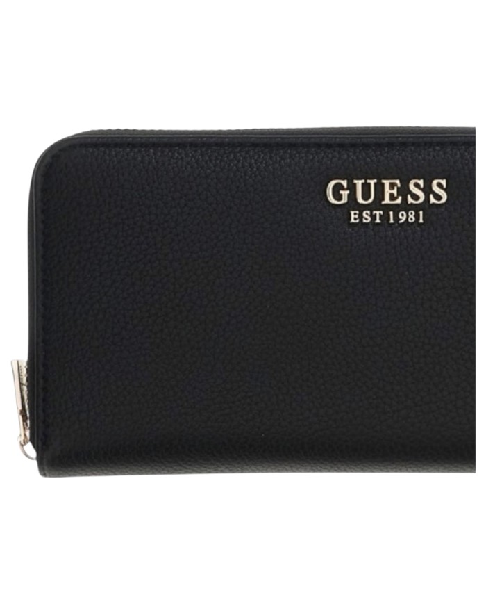 Portafoglio Donna Guess Melody Slg Wallet Leather Black