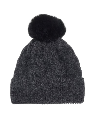 Cappello Donna Guess Knitted Beanie Coal Black
