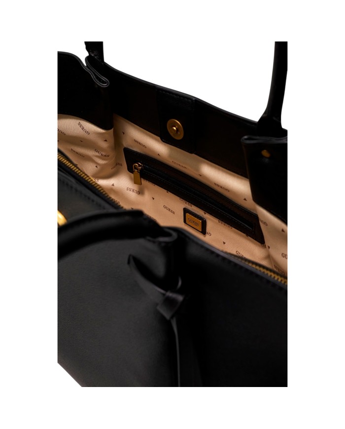 Shopper Donna Guess Tote Allegra G Logo Leather Black
