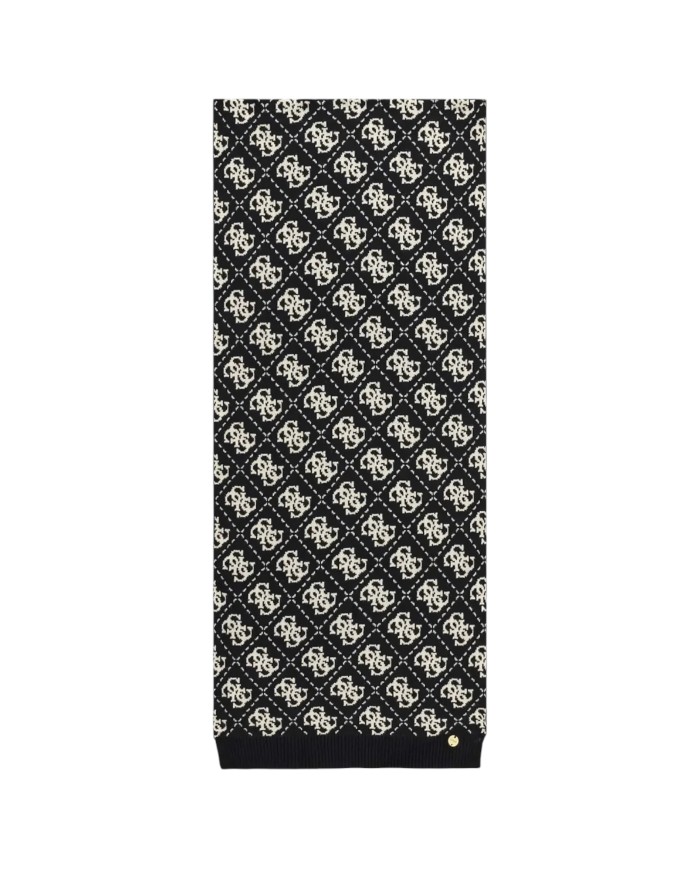 Sciarpa E Cappello Donna Guess Box 4 G Logo Black