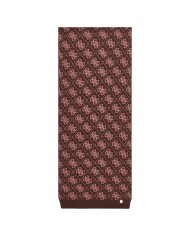 Sciarpa E Cappello Donna Guess Box 4 G Logo Brown