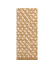 Sciarpa E Cappello Donna Guess Box 4 G Logo Latte Beige