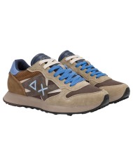 Scarpe Uomo Sun 68 Jaki Winter Mesh Suede Leather Volpe Brown
