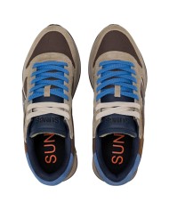 Scarpe Uomo Sun 68 Jaki Winter Mesh Suede Leather Volpe Brown