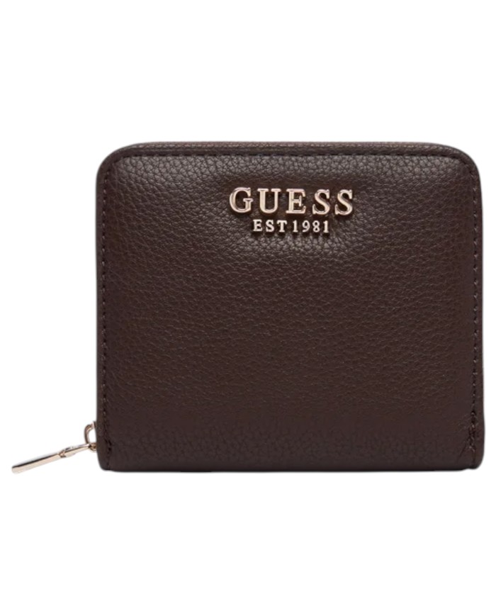 Portafoglio Donna Guess Melody Slg Wallet Leather Brown