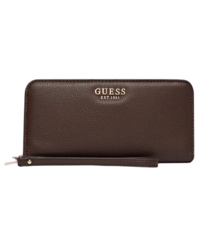 Portafoglio Donna Guess Melody Slg Wallet Leather Brown
