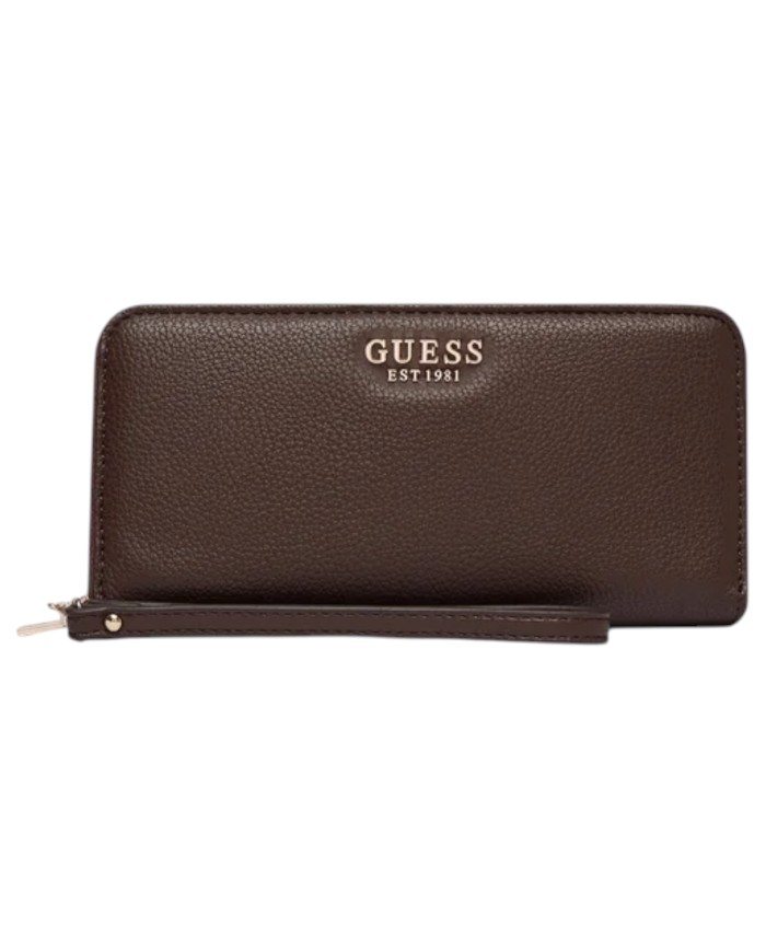 Portafoglio Donna Guess Melody Slg Wallet Leather Brown
