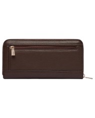 Portafoglio Donna Guess Melody Slg Wallet Leather Brown