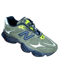 Sneakers New Balance Uomo 9060 Suede Mesh Wakame Angora Green