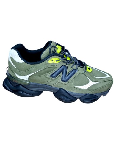 Sneakers New Balance Uomo 9060 Suede Mesh Wakame Angora Green