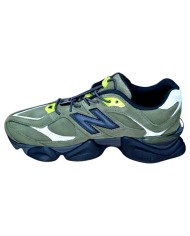 Sneakers New Balance Uomo 9060 Suede Mesh Wakame Angora Green
