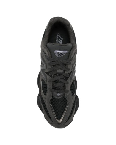 Sneakers New Balance Uomo 9060 Suede Mesh Black Neptune Grey