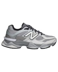 Sneakers New Balance Uomo 9060 Leather Suede Mesh Slate Harbor Grey