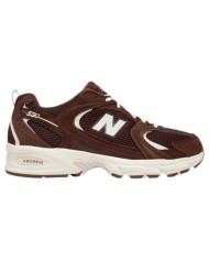 Sneakers Unisex New Balance Uomo 530 Donna Suede Mesh Pumpernickel Sea Salt Brown