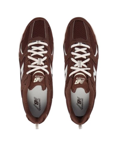 Sneakers Unisex New Balance Uomo 530 Donna Suede Mesh Pumpernickel Sea Salt Brown