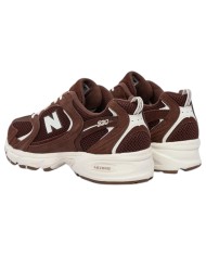 Sneakers Unisex New Balance Uomo 530 Donna Suede Mesh Pumpernickel Sea Salt Brown