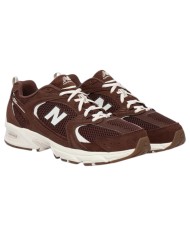 Sneakers Unisex New Balance Uomo 530 Donna Suede Mesh Pumpernickel Sea Salt Brown