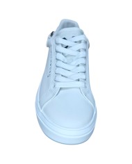 Sneaker Uomo John Richmond 32402 Action Leather Metal Logo Leather White