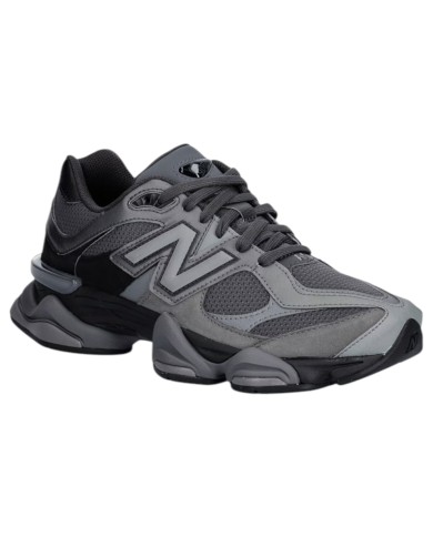 Sneakers New Balance Uomo 9060 Leather Mesh Black Castlerock