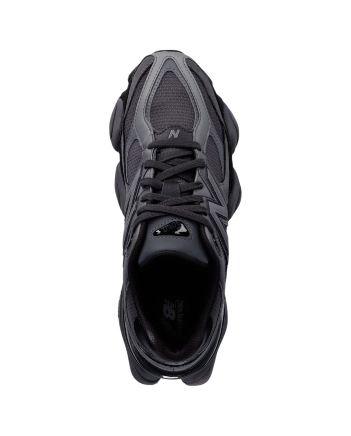 Sneakers New Balance Uomo 9060 Leather Mesh Black Castlerock