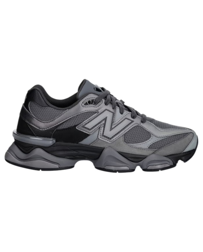 Sneakers New Balance Uomo 9060 Leather Mesh Black Castlerock