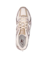 Sneakers New Balance Donna 530 Suede Mesh Pumpernickel Stoneware White