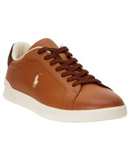 Sneaker Uomo Ralph Lauren Heritage Court II Leather Cognac Tan