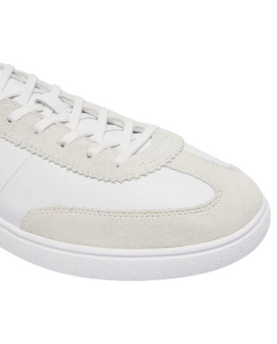 Sneaker Uomo Ralph Lauren Bedford Rib Leather White Blue