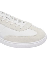 Sneaker Uomo Ralph Lauren Bedford Rib Leather White Blue